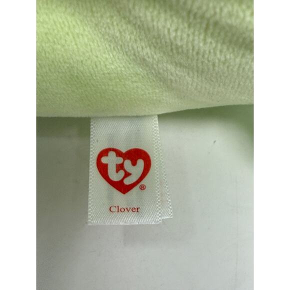 TY Squish A Boo Clover The Bear Mint Green Soft Plush Pillow Stuffed Toy 10 Inch - Picture 4 of 7